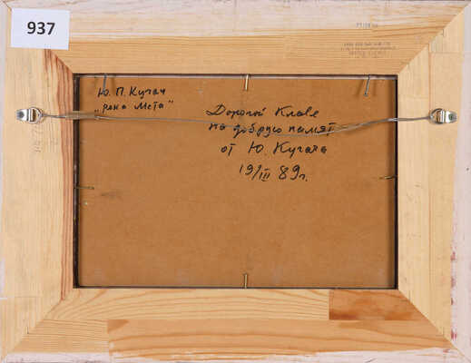 Кугач Юрий Петрович. Река Мста 